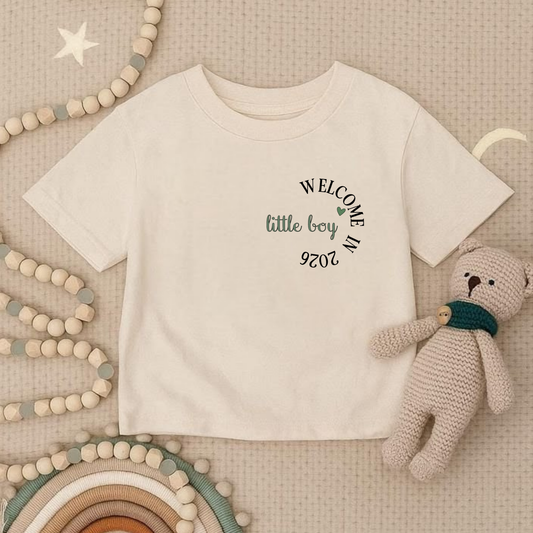 Tee-shirt d'annonce " Little Boy " 💚
