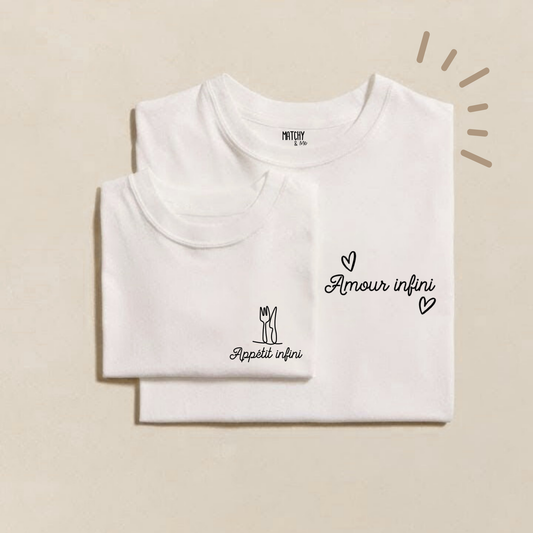 Tee-shirts " Qualité infinie "