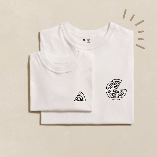 Tee-shirts " Coeur de pizza "