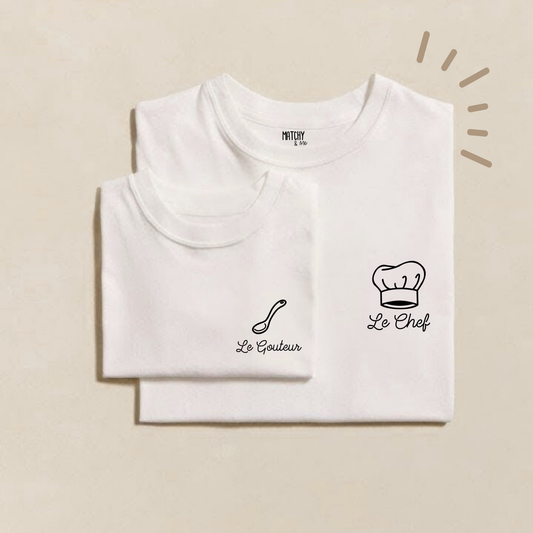 Tee-shirts " Chef et Goûteur "