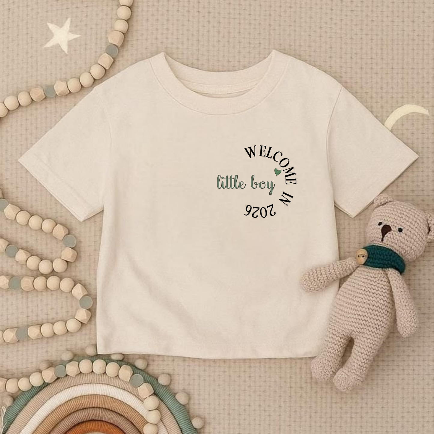 Tee-shirt d'annonce " Little Boy " 💚