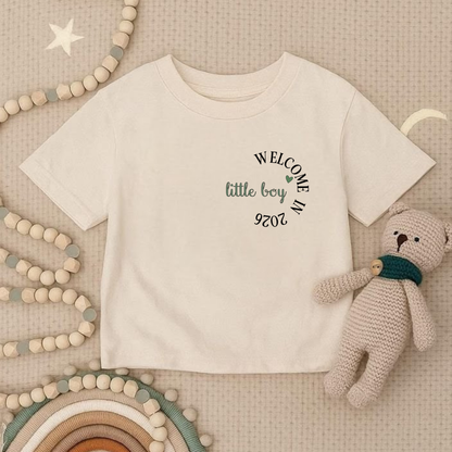 Tee-shirt d'annonce " Little Boy " 💚