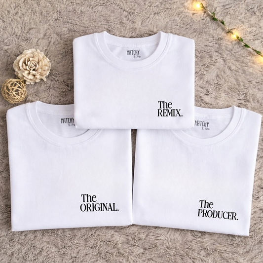 Tee-shirts Famille " Original / Producteur / Remix "