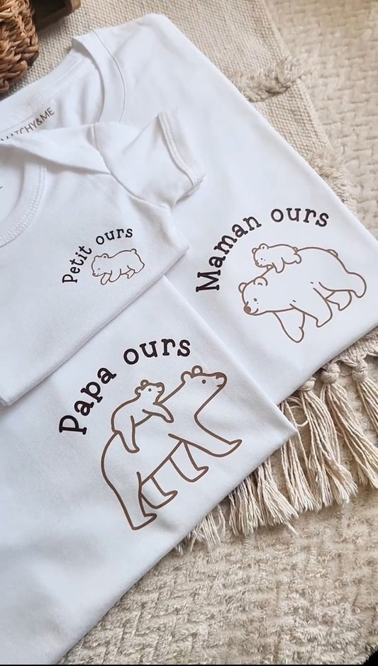 Tee-shirts " Famille 🐻 "