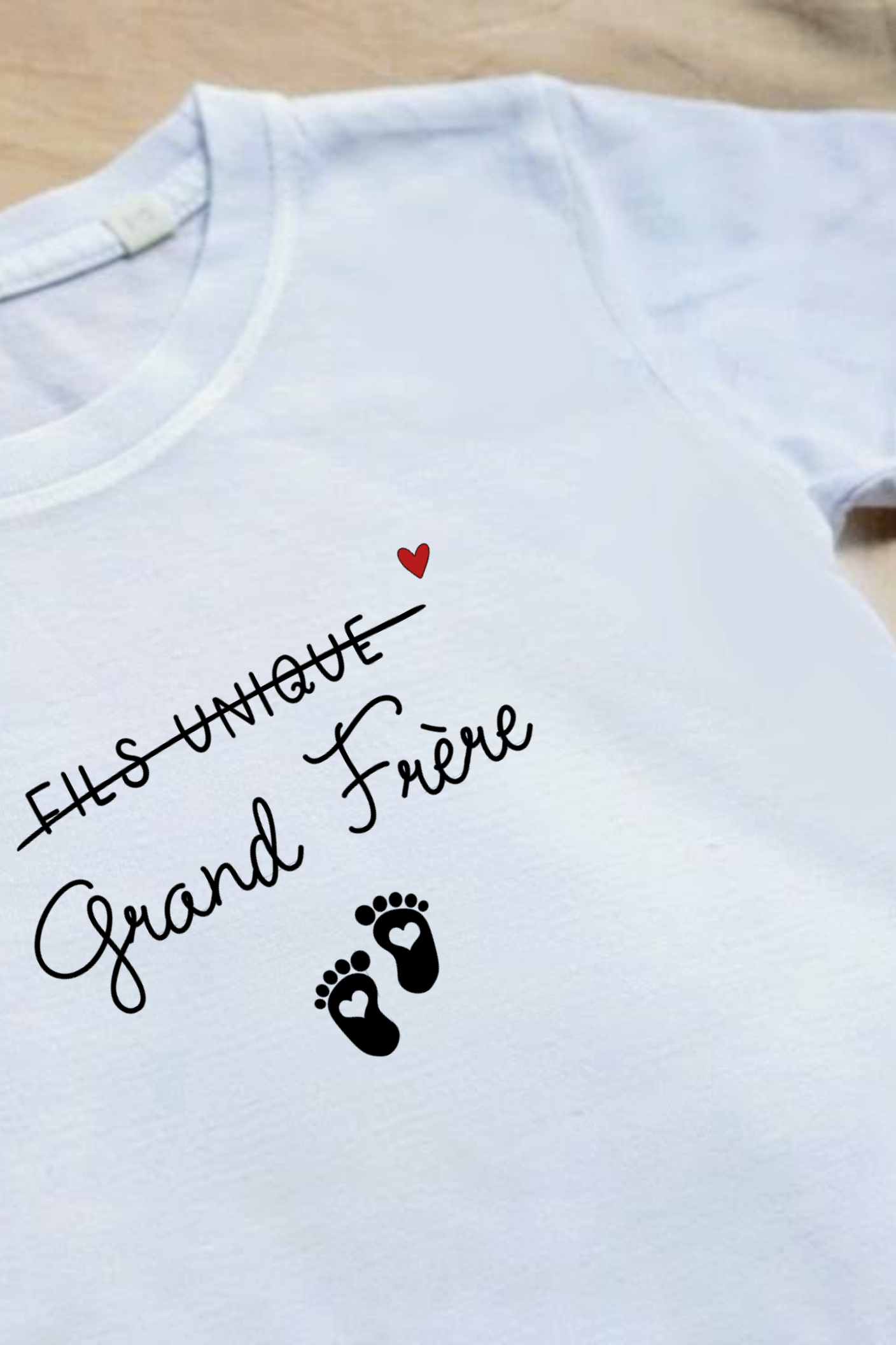 Tee-shirt d'annonce " Grand frère " ✨