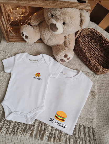 Tee-shirt et body " Matchy gourmand "