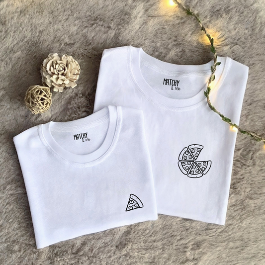 Tee-shirts " Coeur de pizza "