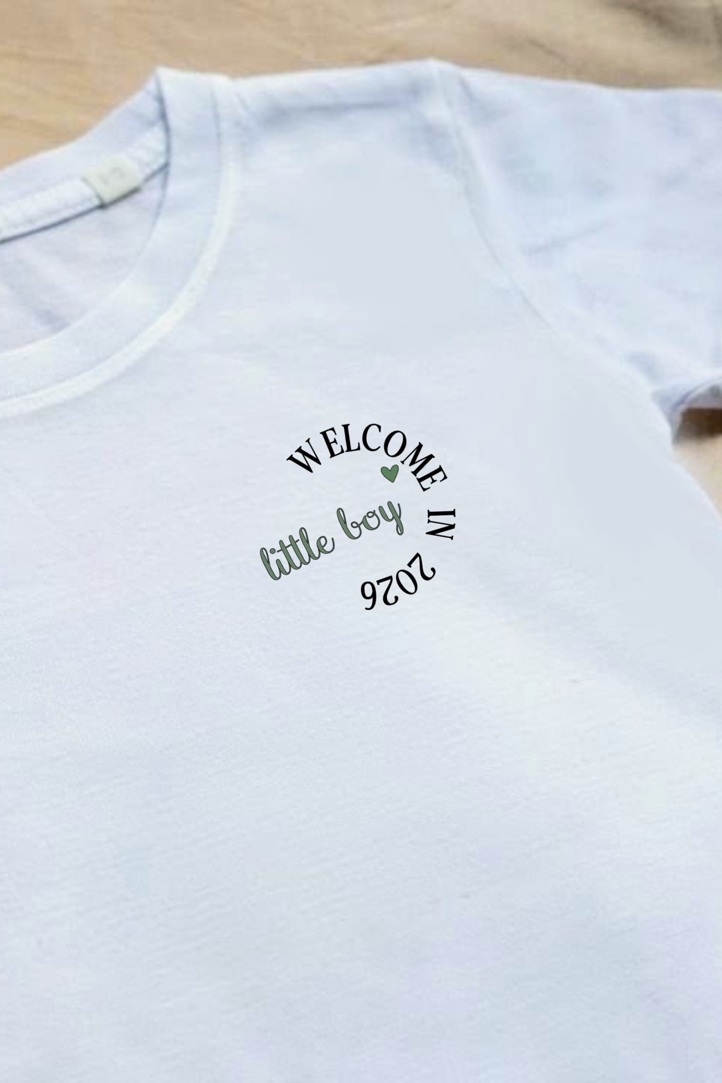 Tee-shirt d'annonce " Little Boy " 💚