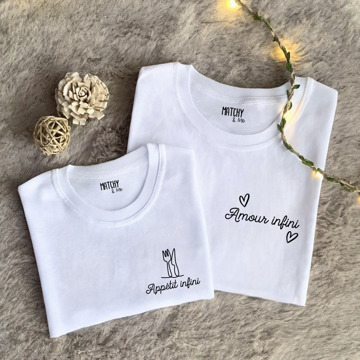 Tee-shirts " Qualité infinie "