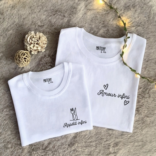 Tee-shirts " Qualité infinie "