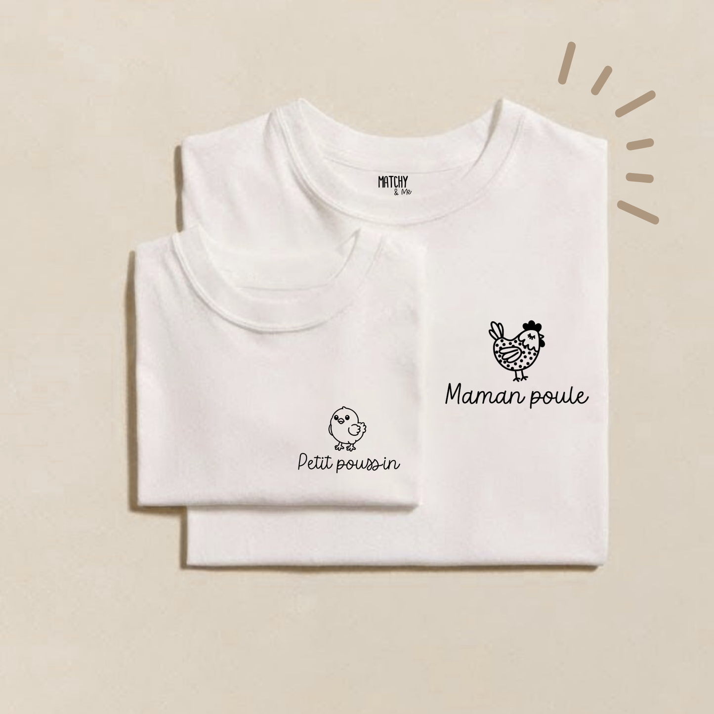 Tee-shirts " Matchy CotCot "