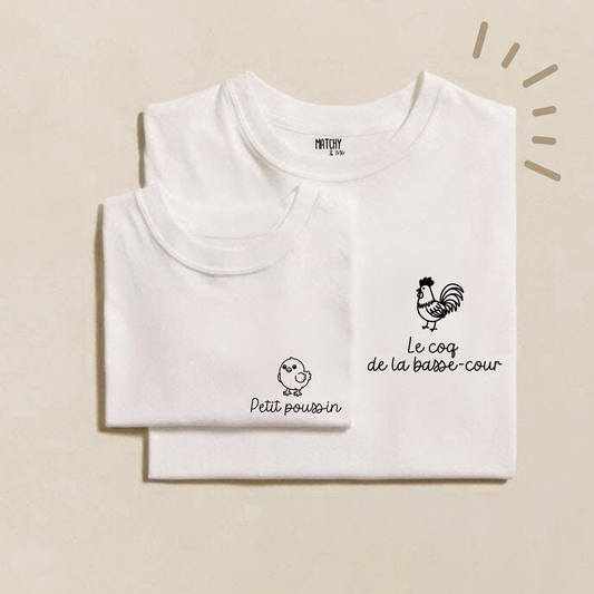 Tee-shirts " Matchy Coq "