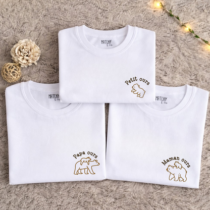 Tee-shirts " Famille 🐻 "