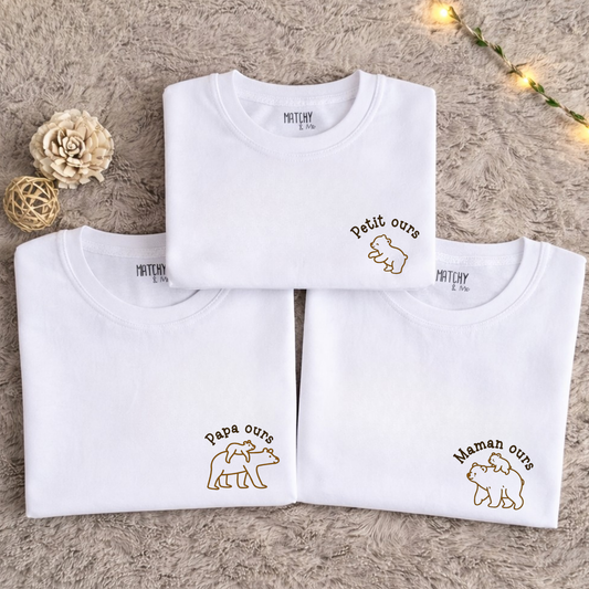Tee-shirts " Famille 🐻 "