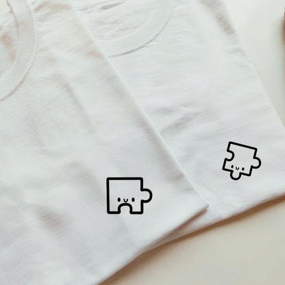 Tee-shirts (ou body) " Ensemble on se complète "