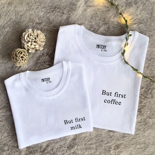Tee-shirts " But first "