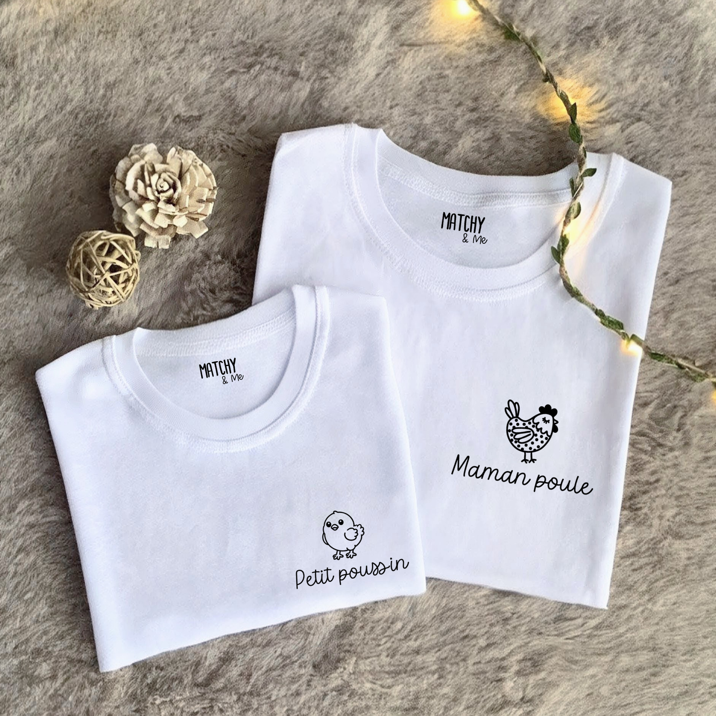 Tee-shirts " Matchy CotCot "
