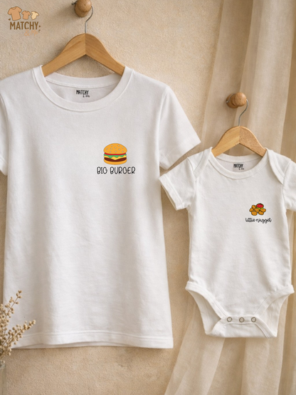 Tee-shirt et body " Matchy gourmand "