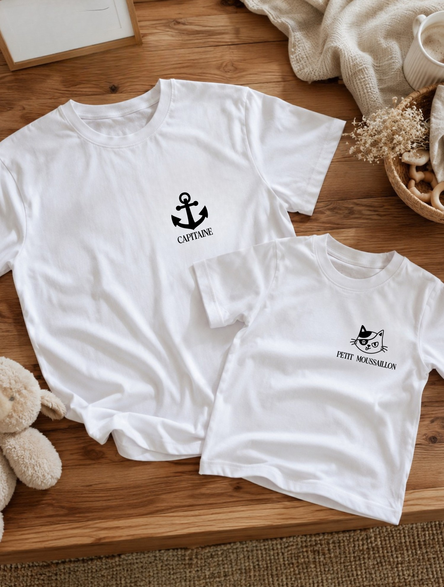Tee-shirts " Matchy Capitaine "