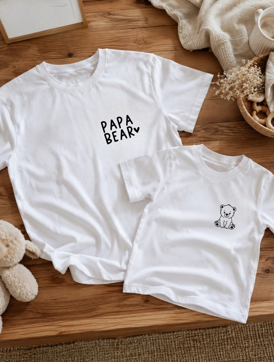 Tee-shirts " Papa Ours "