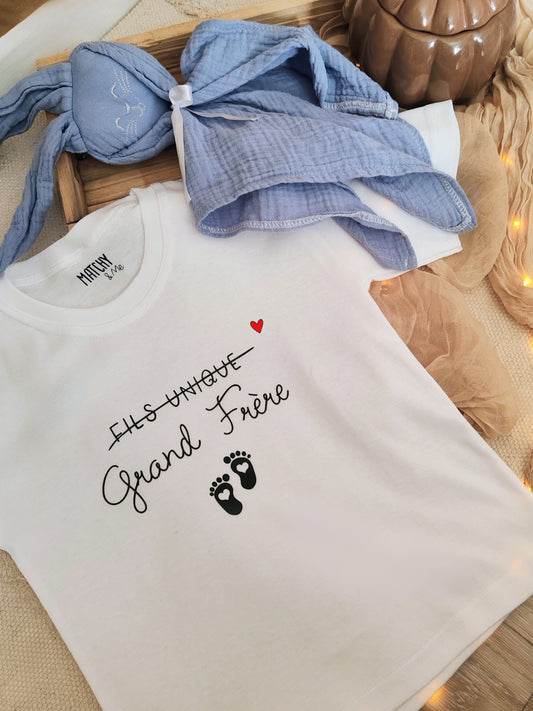 Tee-shirt d'annonce " Grand frère " ✨