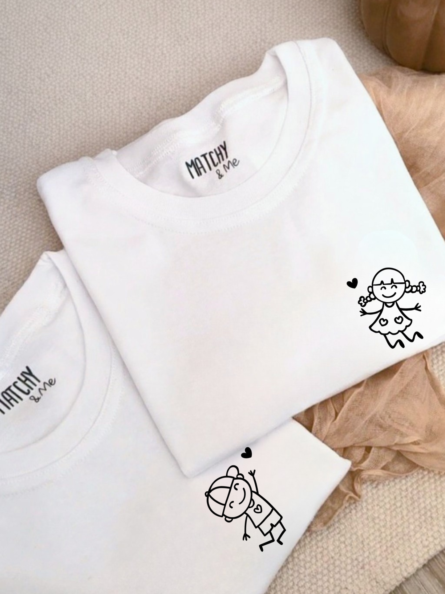 Tee-shirts (ou body) " Amour frère et soeur "