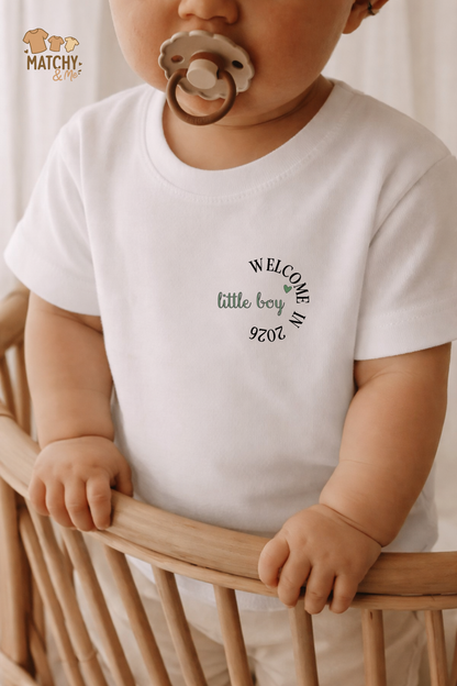 Tee-shirt d'annonce " Little Boy " 💚