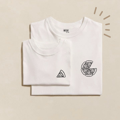 Tee-shirts " Coeur de pizza "