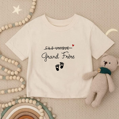 Tee-shirt d'annonce " Grand frère " ✨