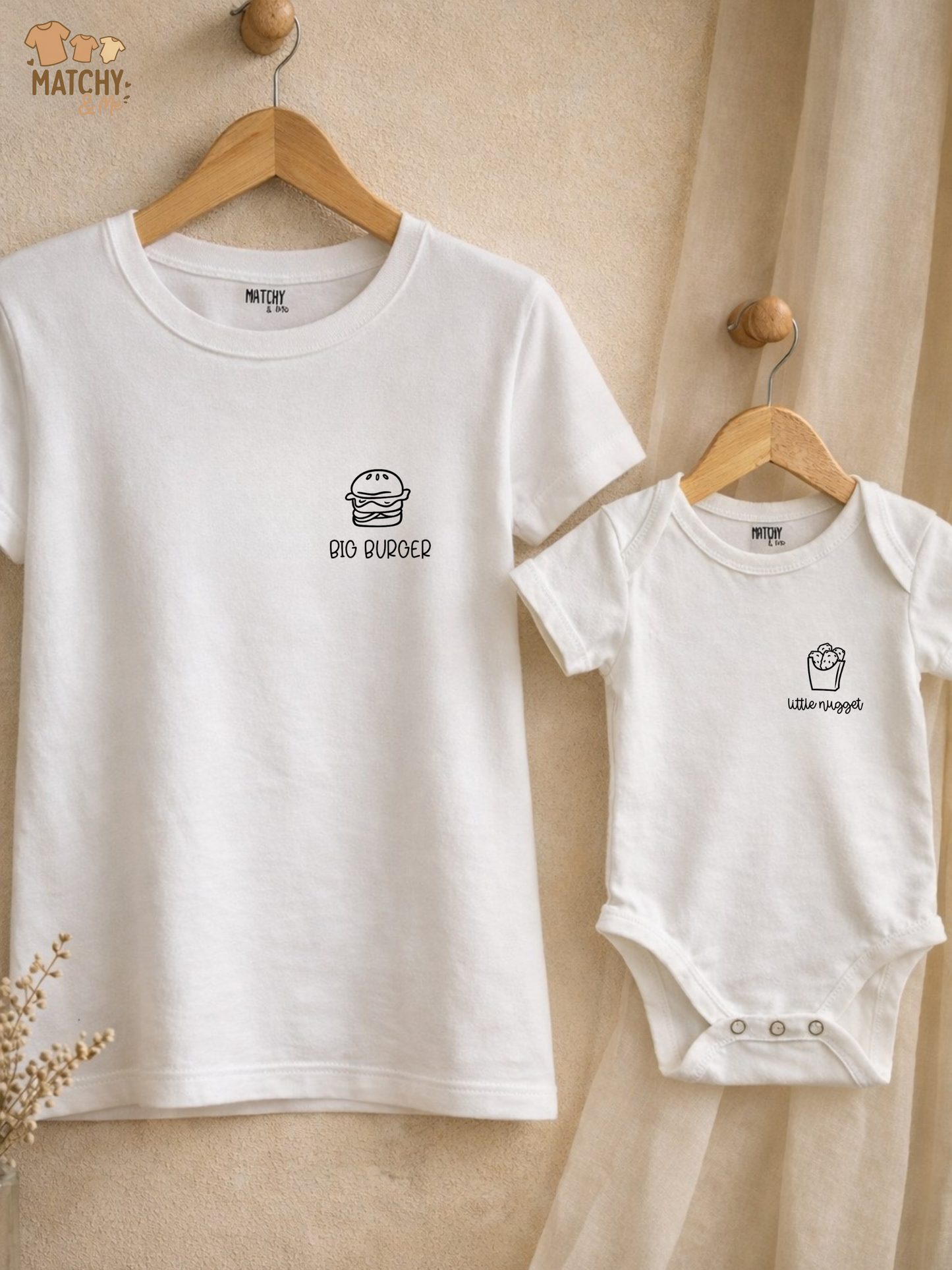 Tee-shirt et body " Matchy gourmand 2 "