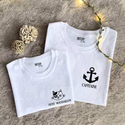 Tee-shirts " Matchy Capitaine "