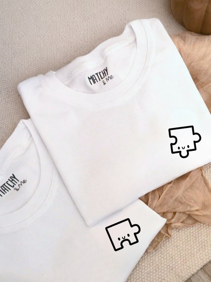 Tee-shirts (ou body) " Ensemble on se complète "