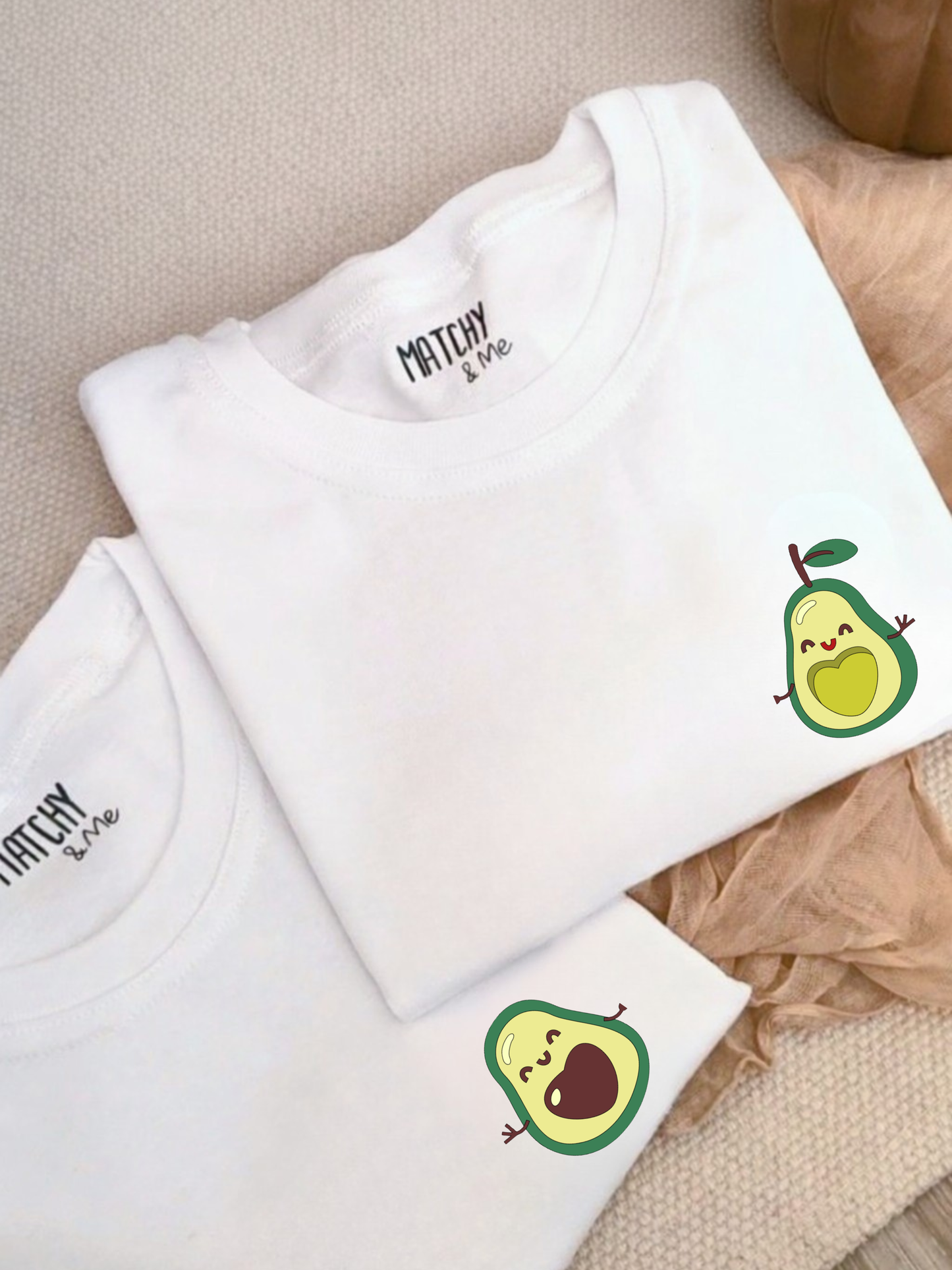 Tee-shirts (ou body) " Ma moitié 🥑 "