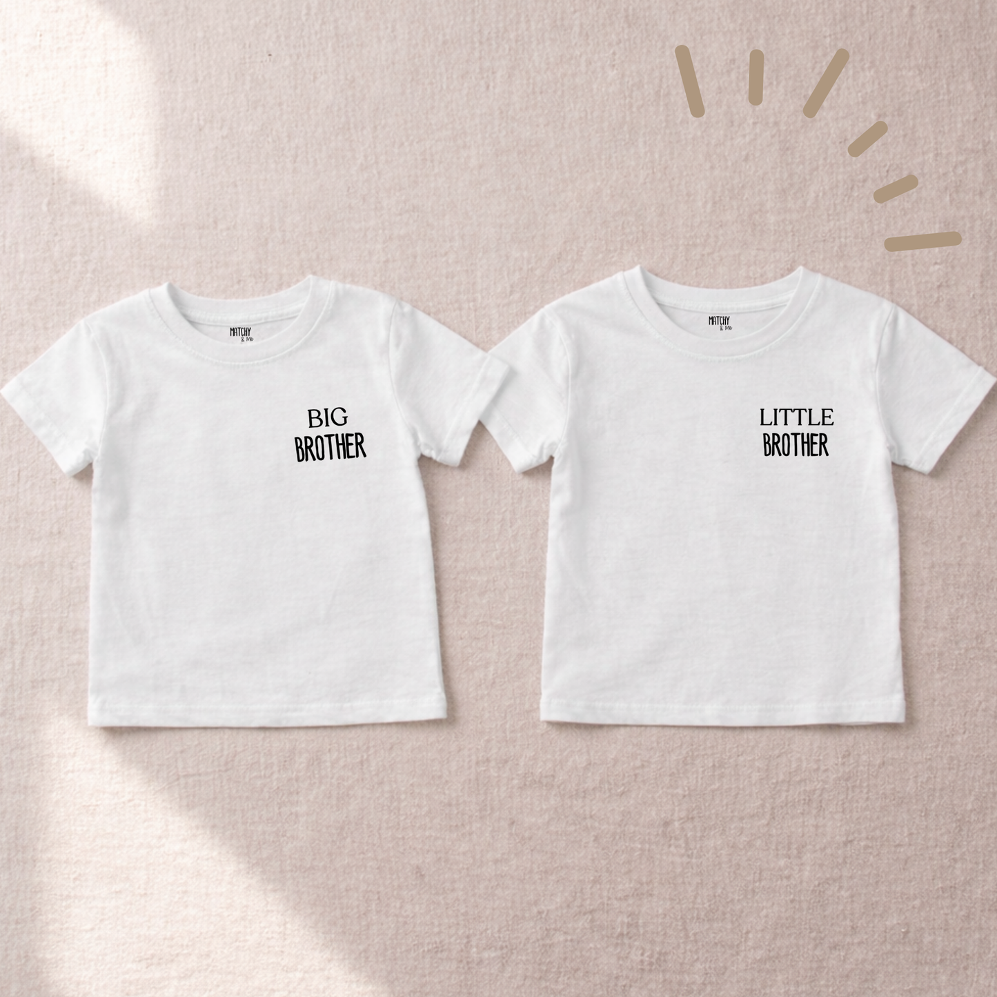 Tee-shirts (ou body) " Big & Little "