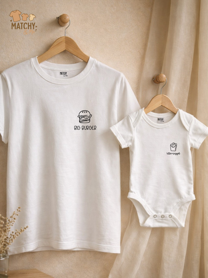 Tee-shirt et body " Matchy gourmand 2 "