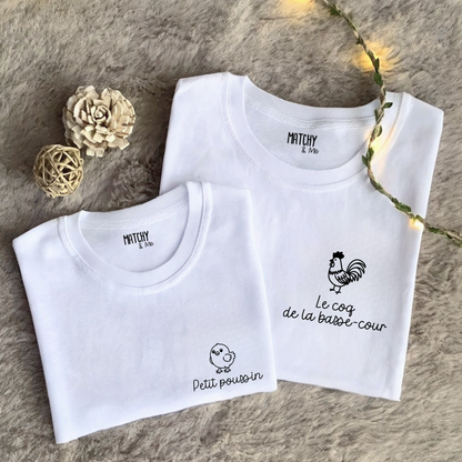 Tee-shirts " Matchy Coq "