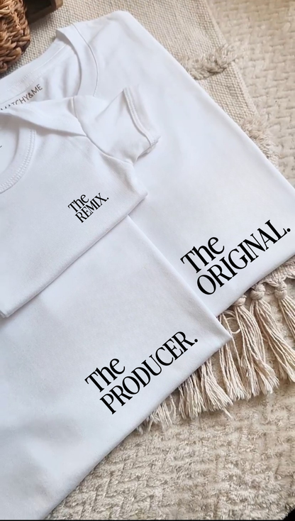 Tee-shirts Famille " Original / Producteur / Remix "