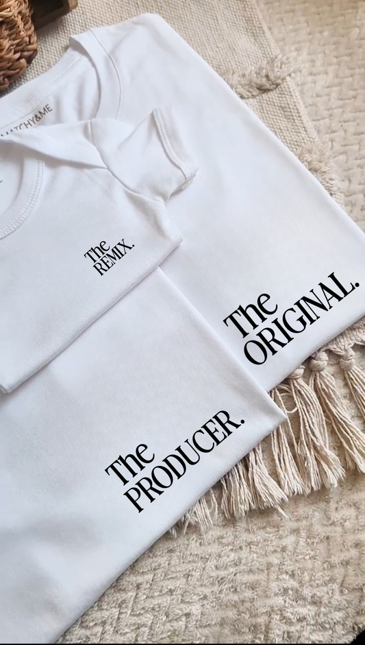 Tee-shirts Famille " Original / Producteur / Remix "