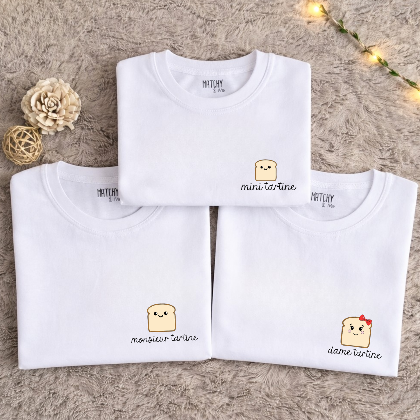 Tee-shirts Famille " Tartines "