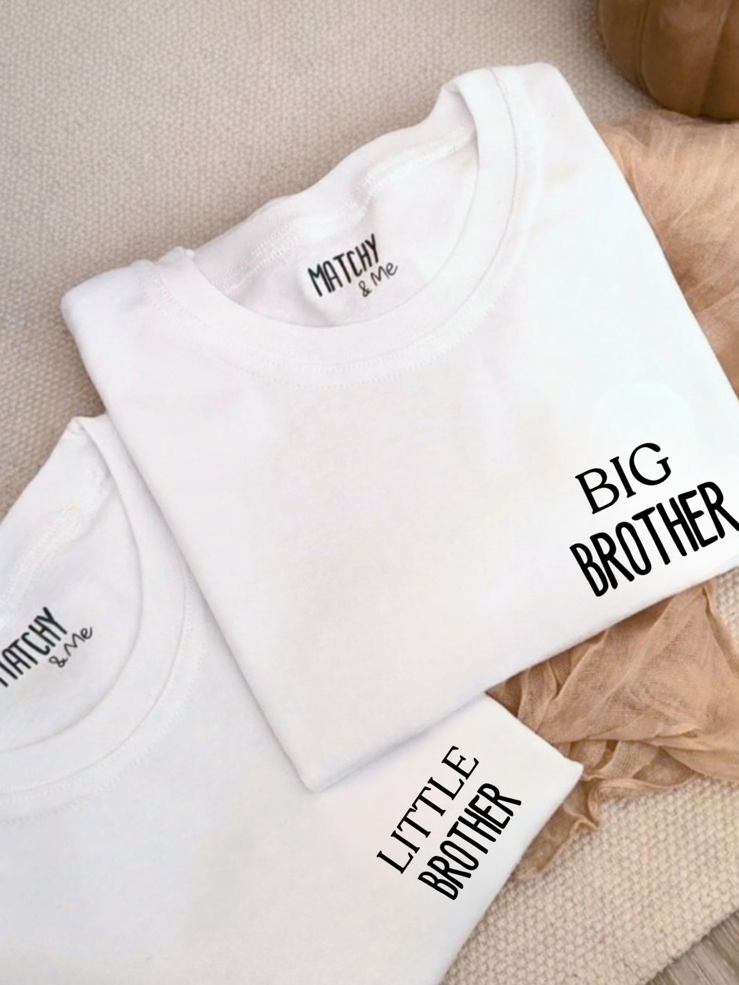 Tee-shirts (ou body) " Big & Little "