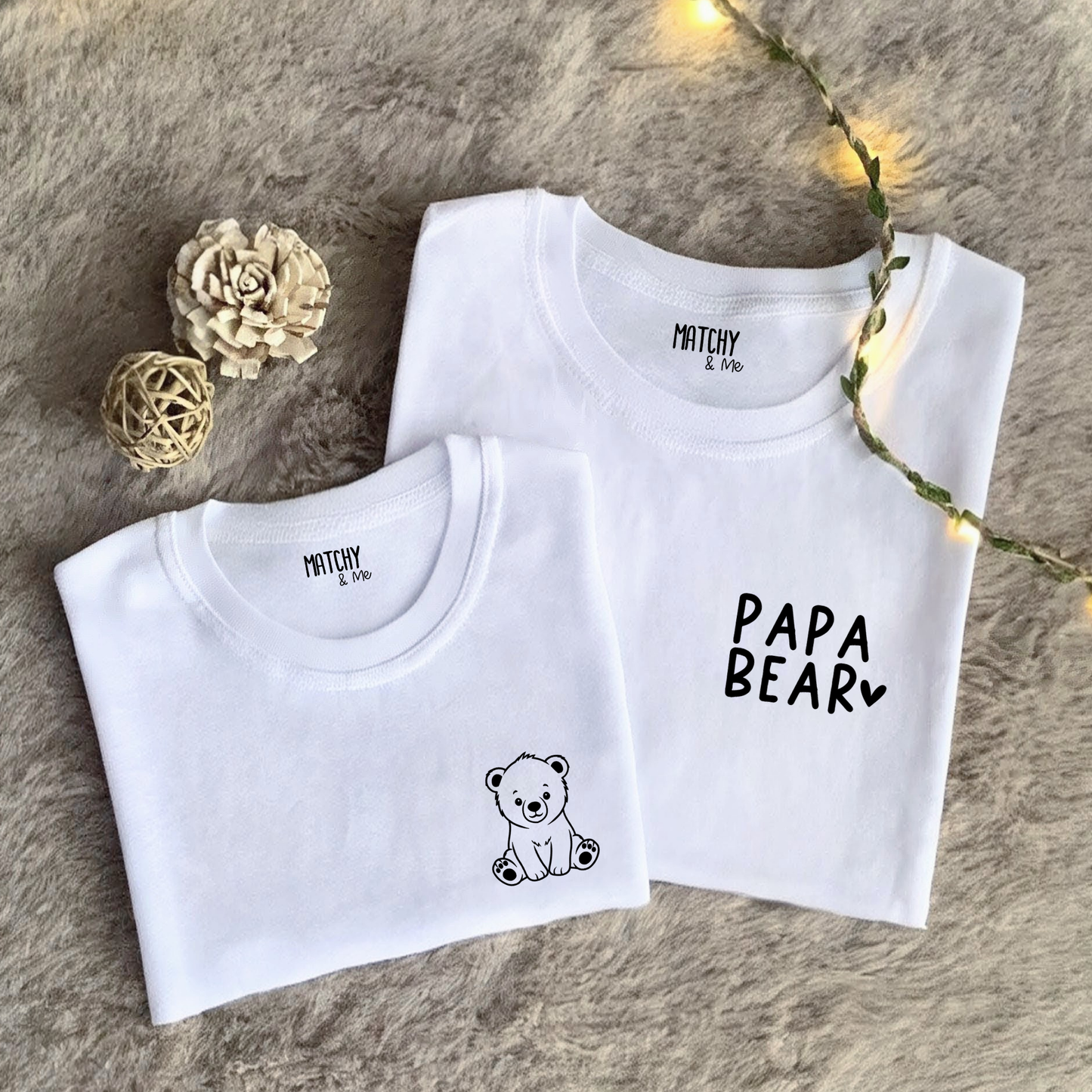 Tee-shirts " Papa Ours "