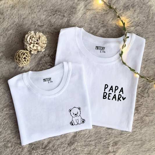 Tee-shirts " Papa Ours "