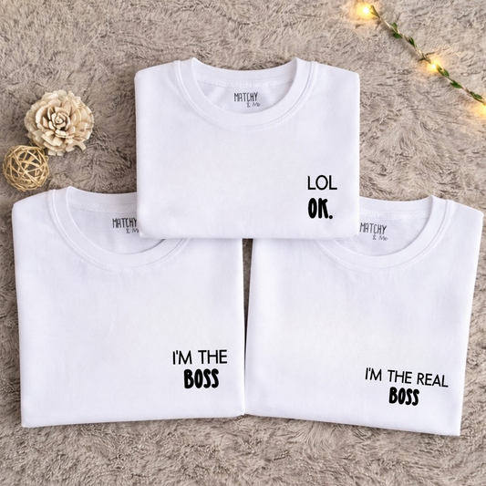 Tee-shirts Famille " BOSS "