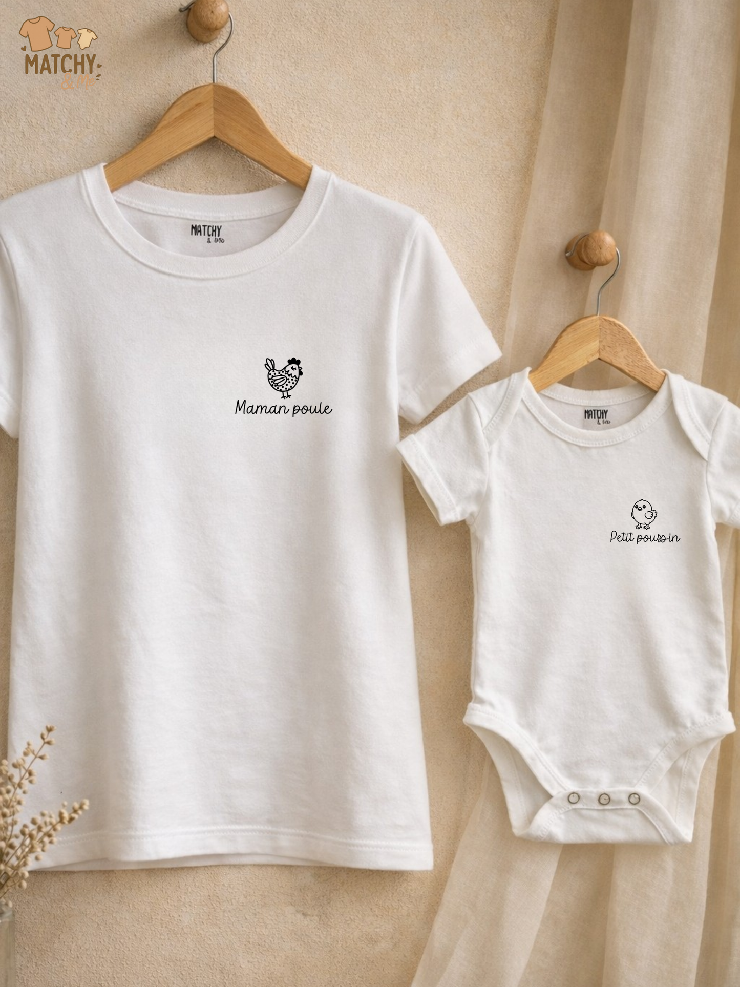 Tee-shirt et body " Matchy Cotcot "