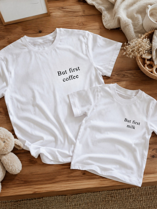 Tee-shirts " But first "