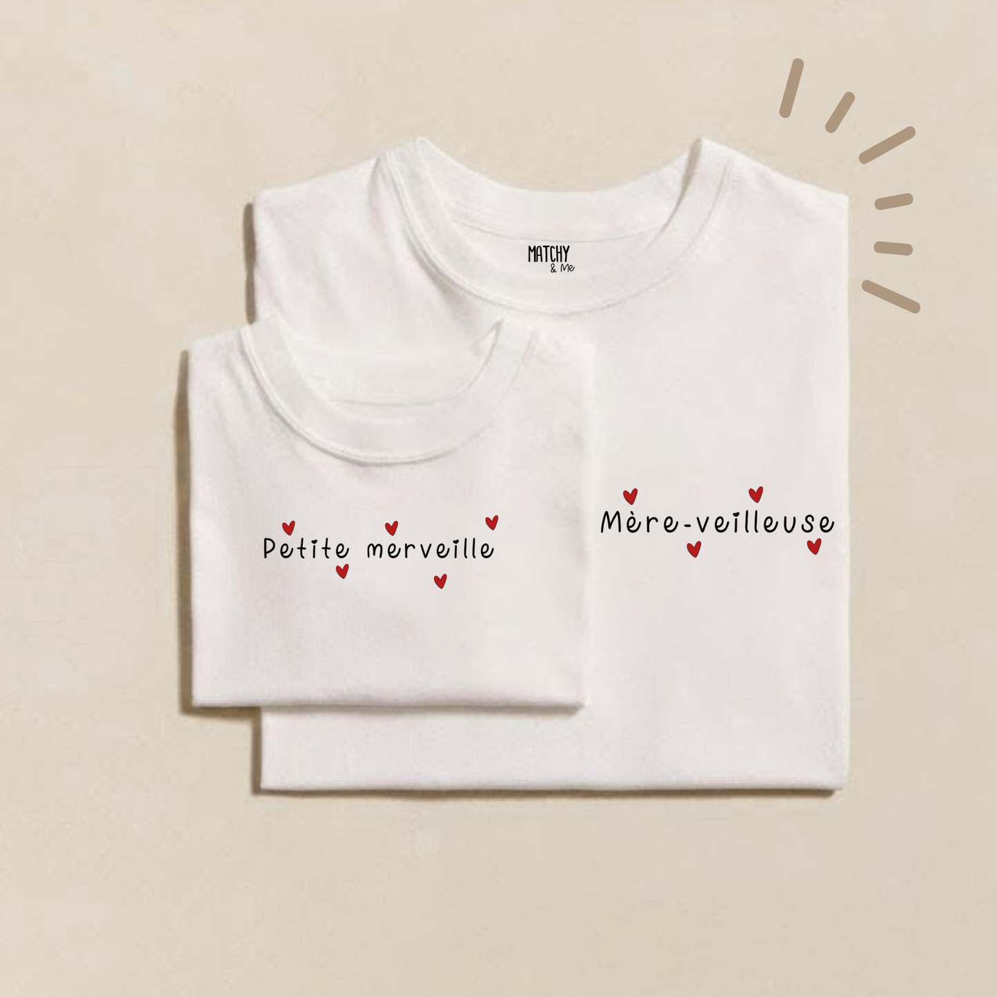 Tee-shirts " Matchy Merveilles "