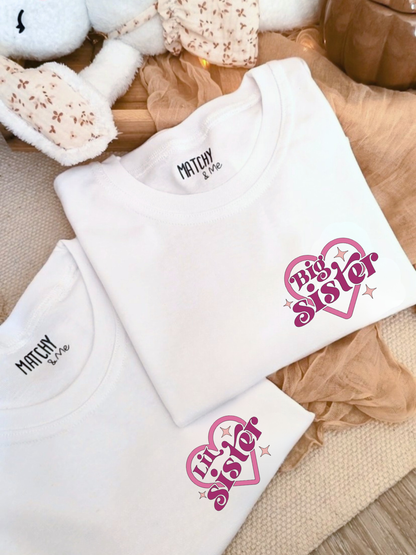 Tee-shirts (ou body) " Sœurs d'amour "