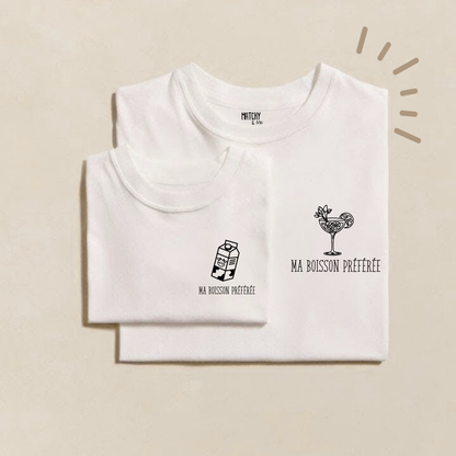 Tee-shirts " Matchy drink Maman "