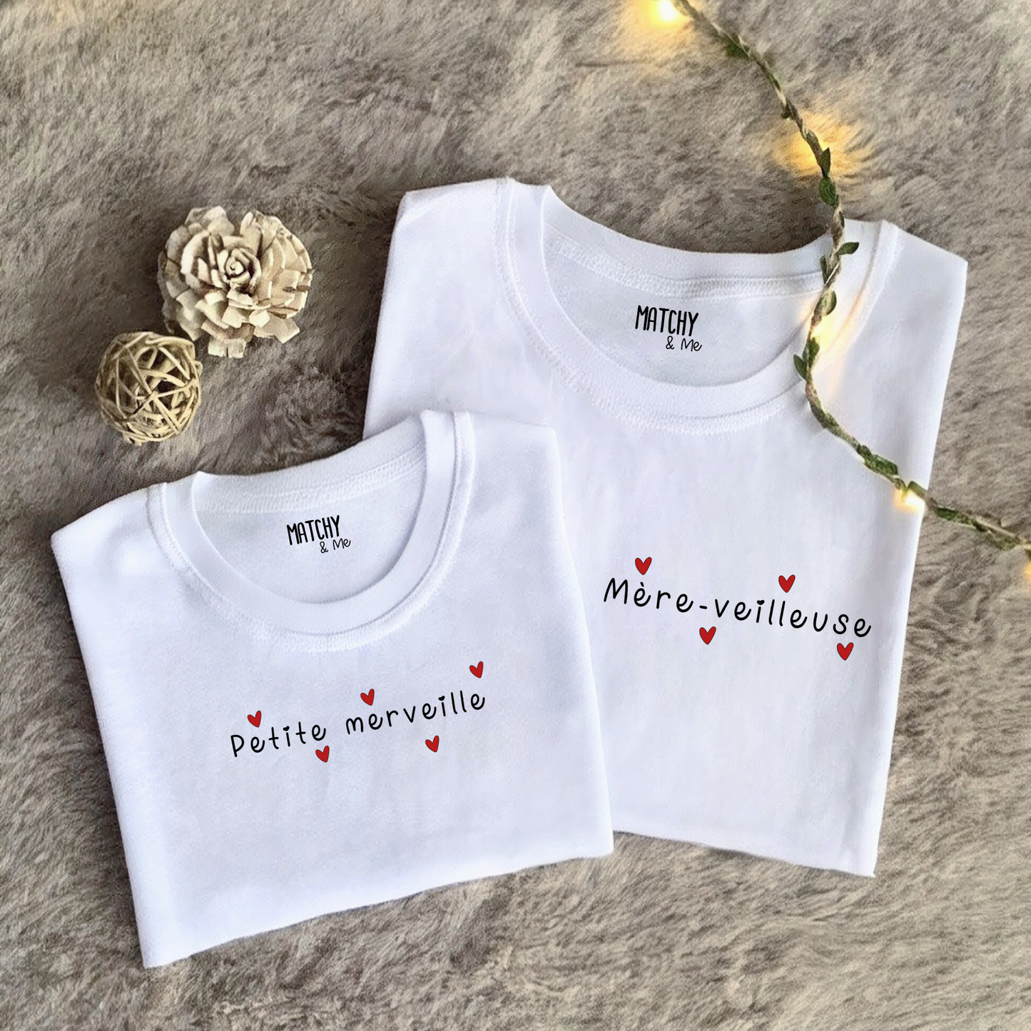 Tee-shirts " Matchy Merveilles "